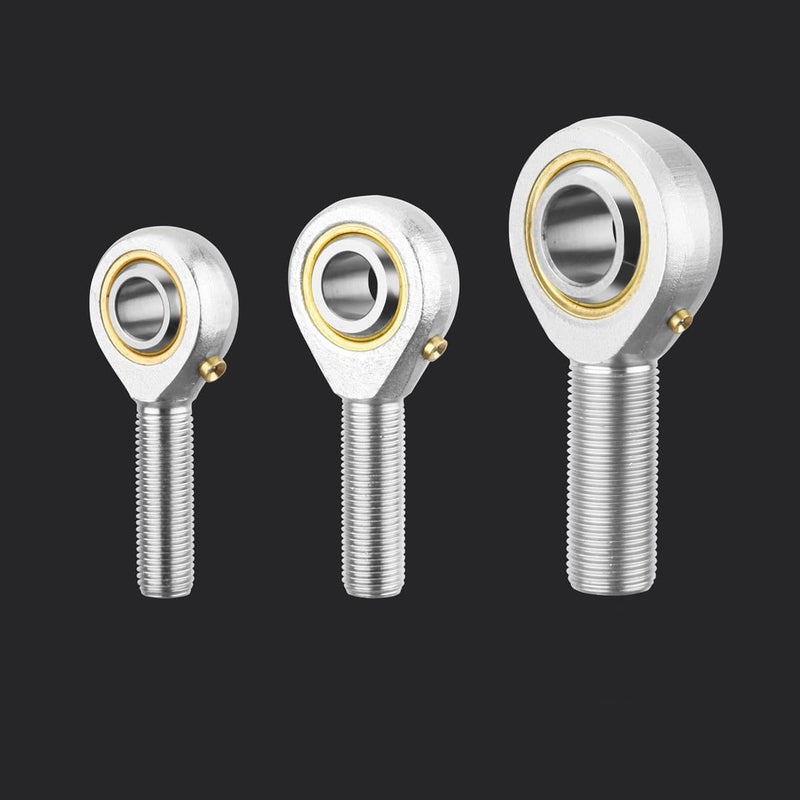 HiPicco POSB4L Rod End Bearing 1/4 Inch Bore and 1/4-28 Left Hand Thread, Self-Lubricating Male Heim Joint Rod Ends 2pcs - Image 4